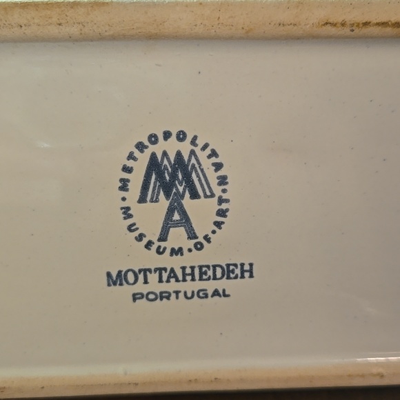 MMA Mottahedeh Portugal Flower Frog Metropolitan Museum of Art Flower Brick Vase - Picture 9 of 9